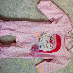 Santa Christmas romper one piece